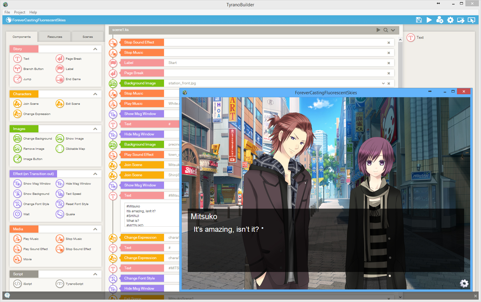 Tyrano Builder Example